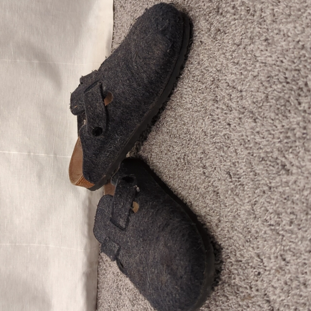 Birkenstock wool/felt clogs